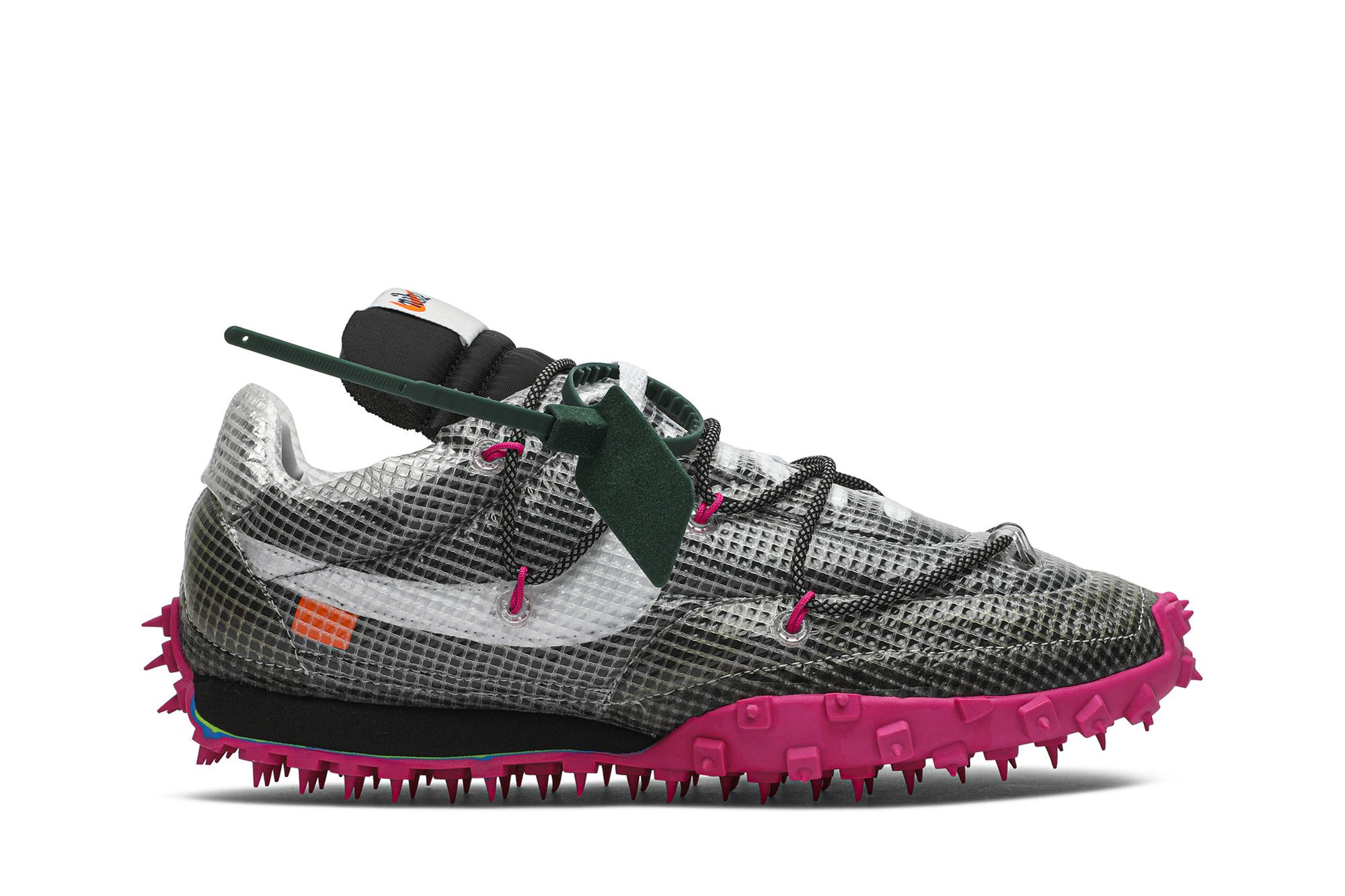 Off-White x Wmns Waffle Racer 'Fuchsia'