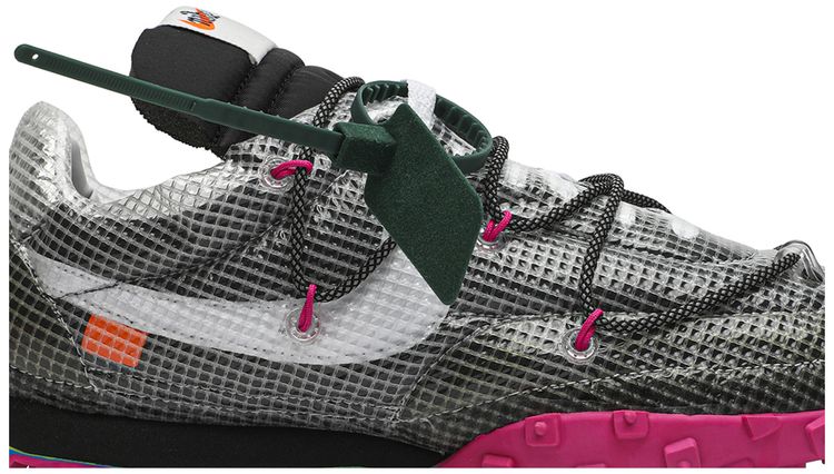 Off White x Wmns Waffle Racer Fuchsia