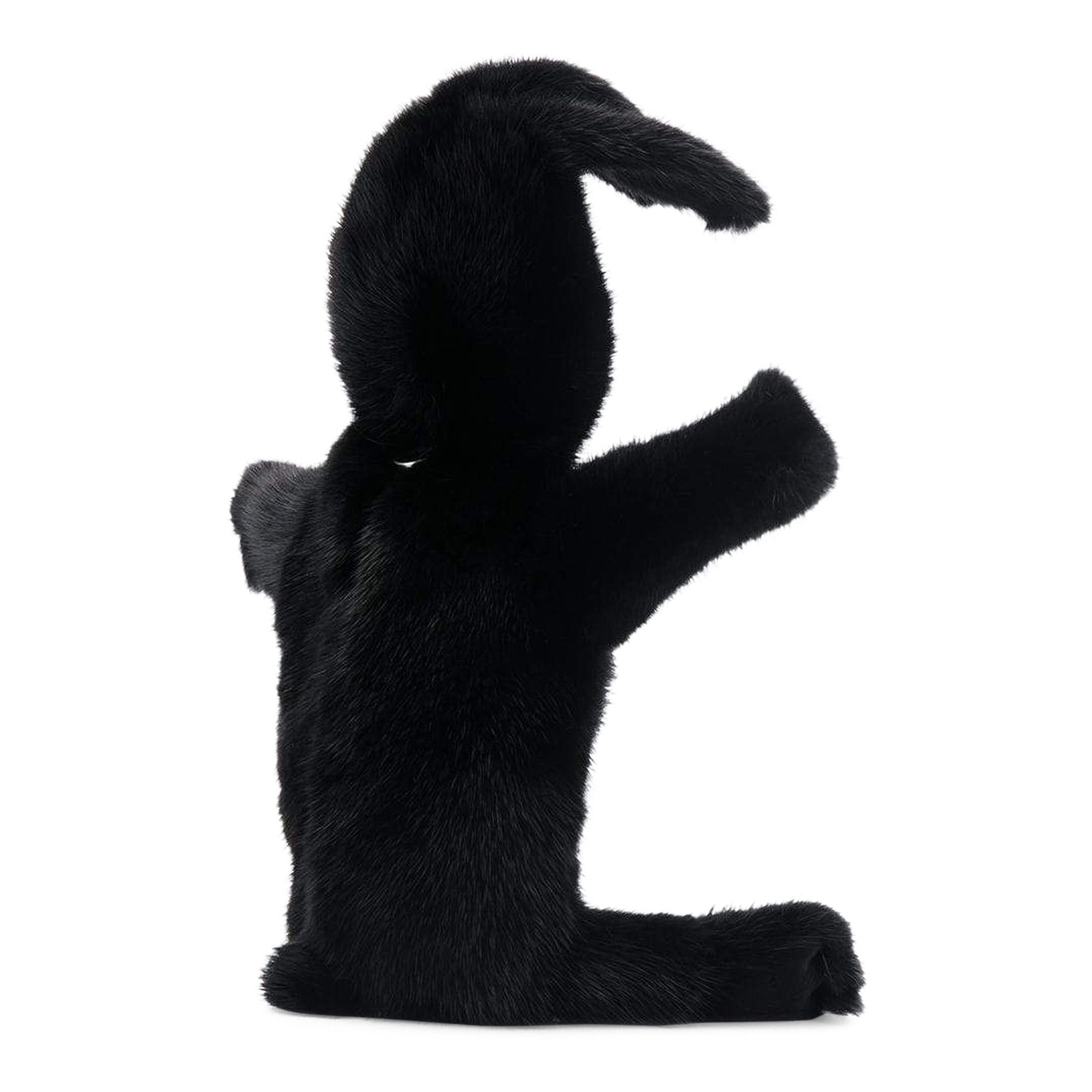 Buy Rick Owens Hun Mink Fur Fat Bunny 'Black' - RA19F0496 MIN | GOAT