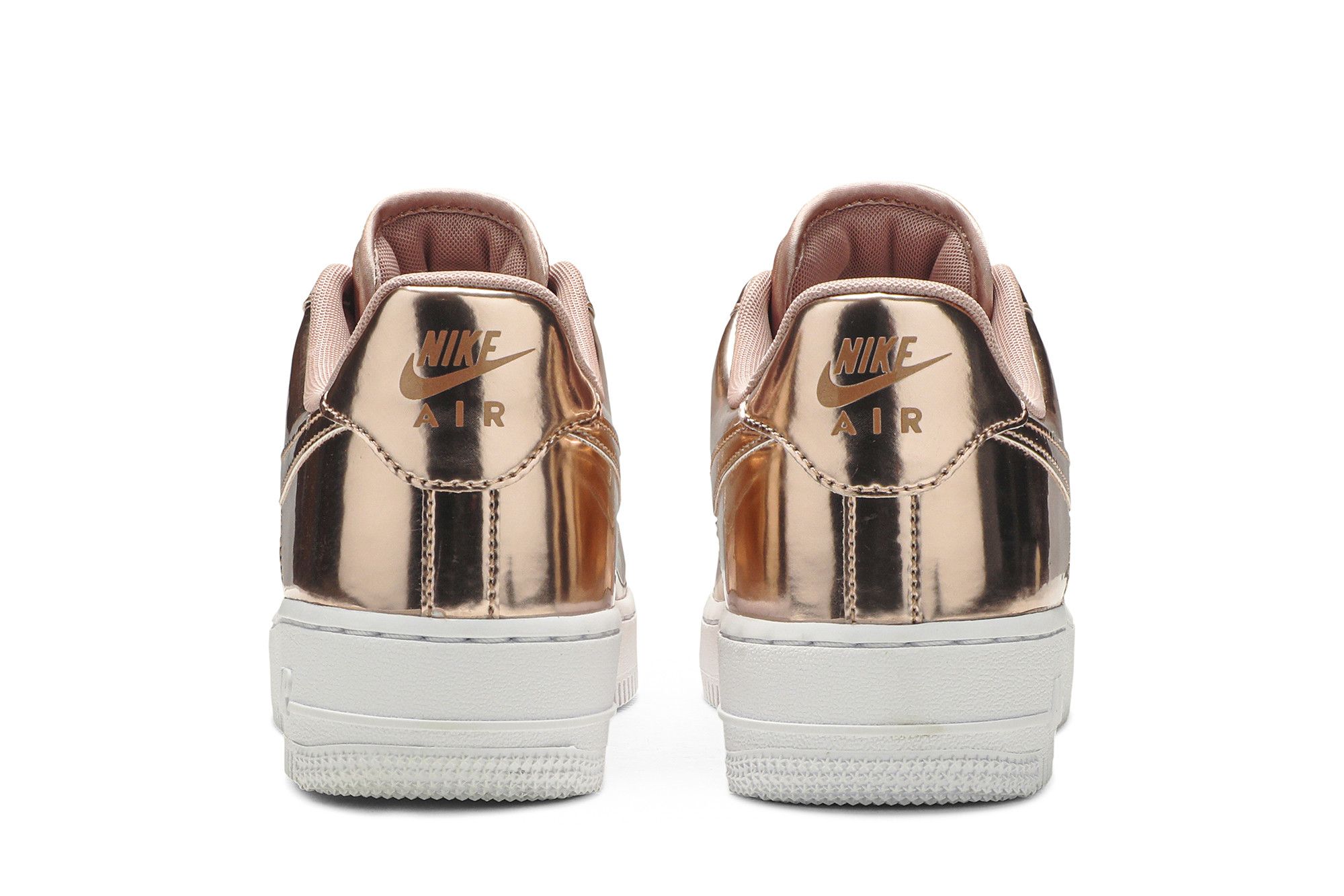 Size 10.0 Wmns Air Force 1 SP Metallic Rose Gold