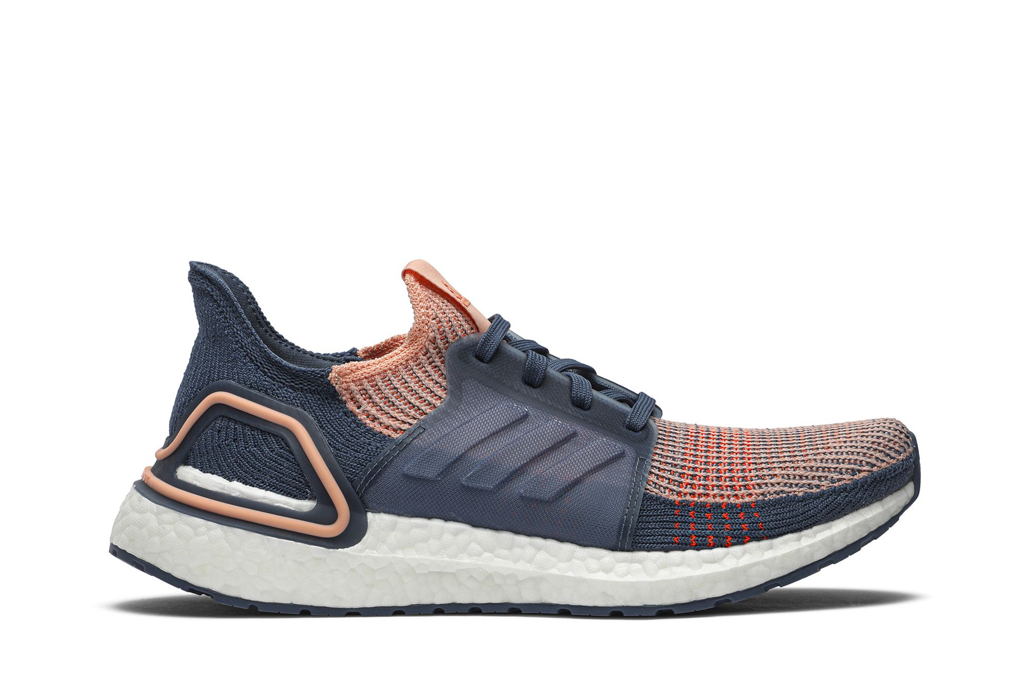 Ultraboost 19 glow pink  tech ink  sales solar orange