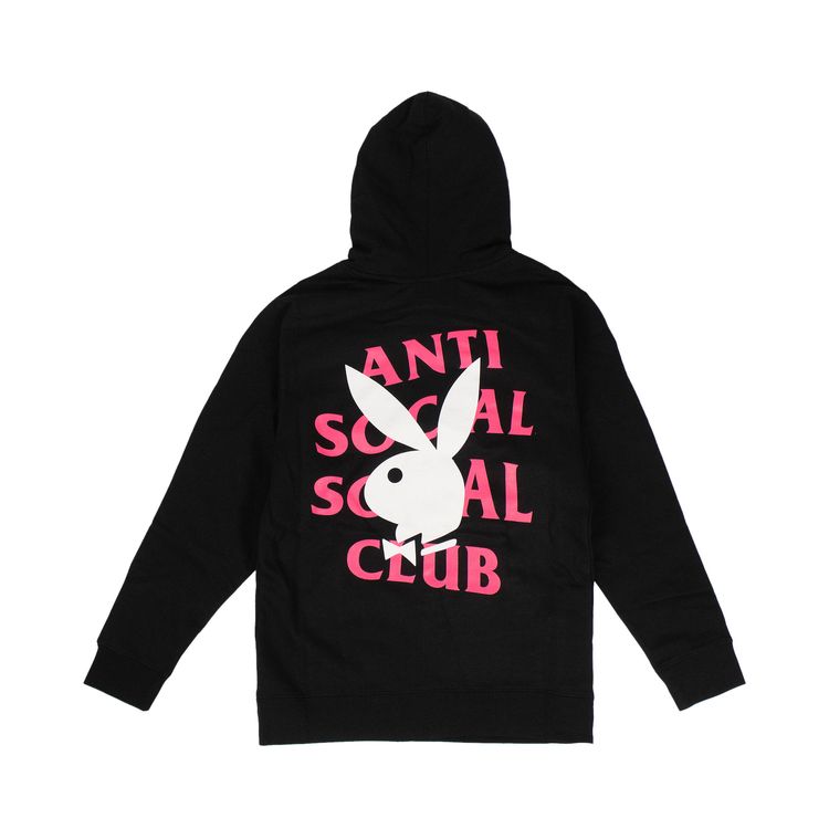 Buy Anti Social Social Club x Playboy Remix Hoodie 'Black' 0657