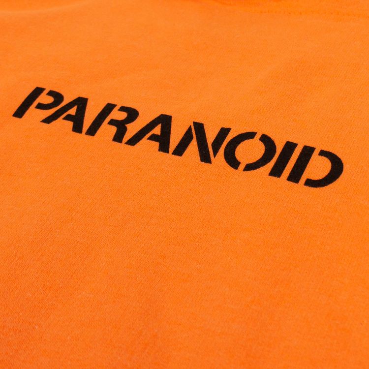 Anti Social Social Club x Undefeated Paranoid Logo Hoodie Orange