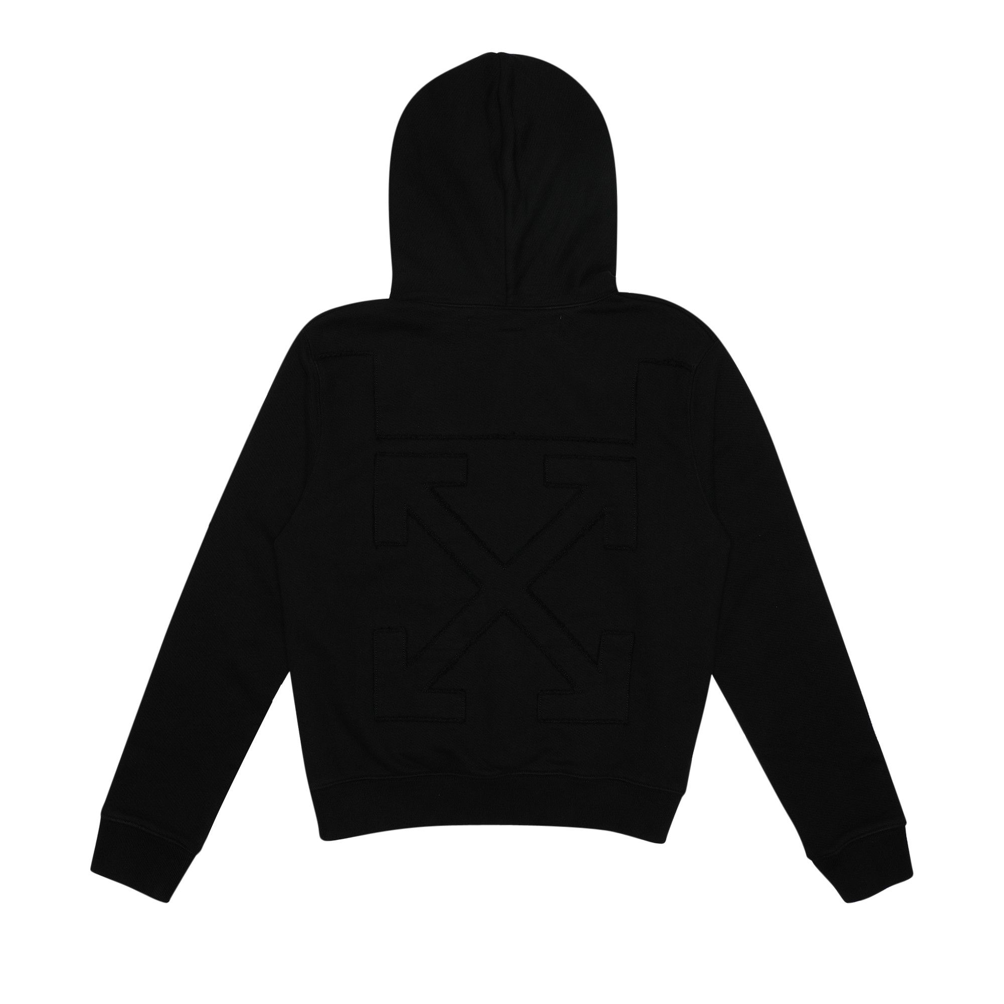 Size s Off-White Arrow Logo Slim Hoodie 'Black'