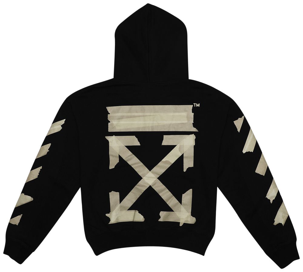 Off-White Tape Arrows Over Hoodie 'black/Beige'