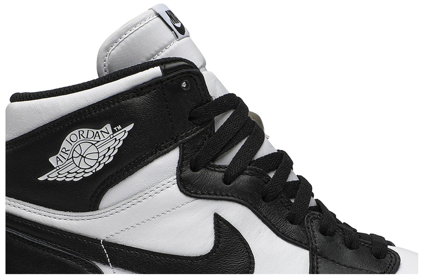jordan retro 1 high og white and black