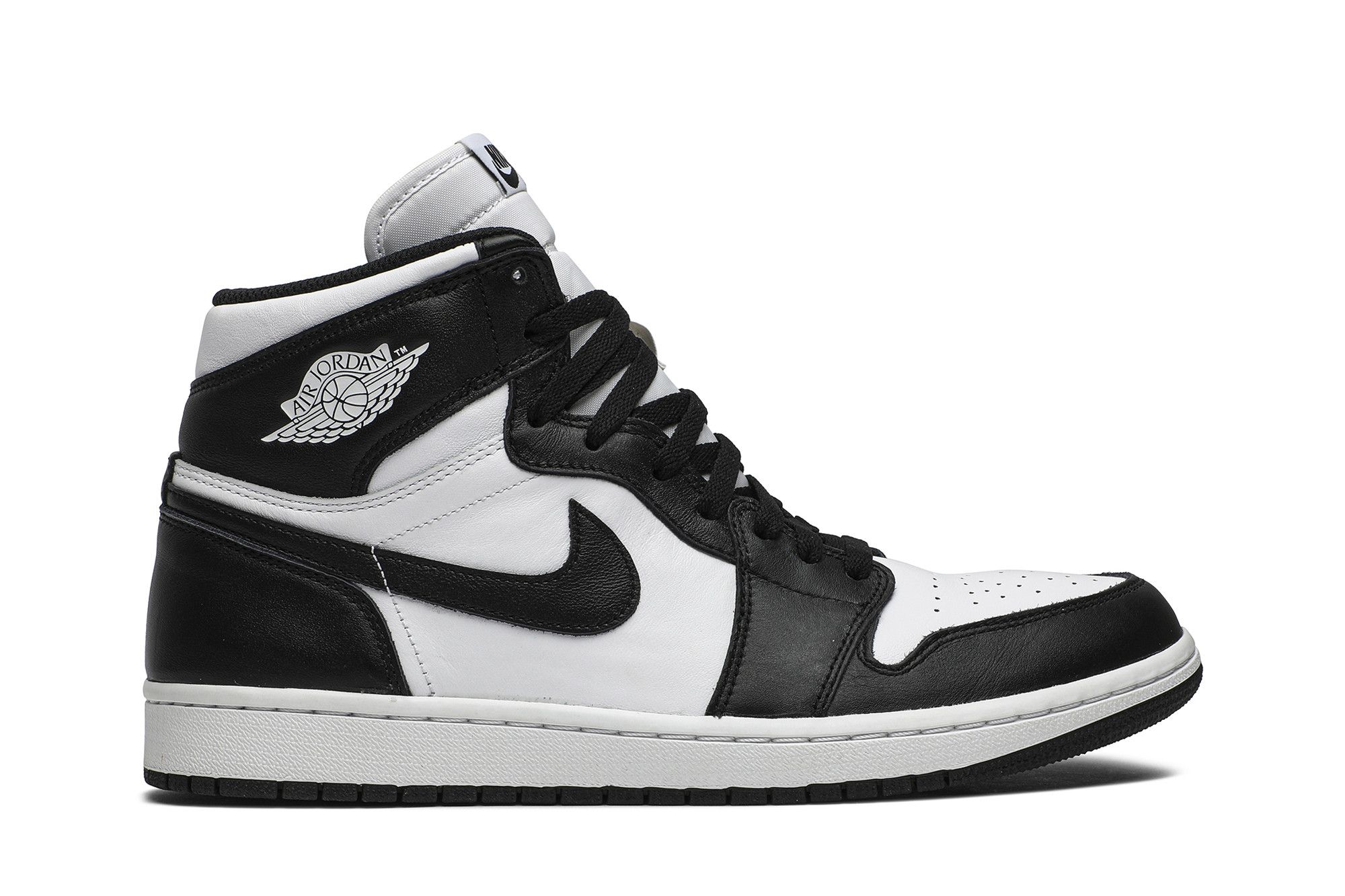 black and white jordan 1s