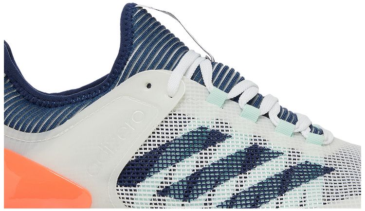 Adidas Adizero Ubersonic 20 White Tech Indigo Coral