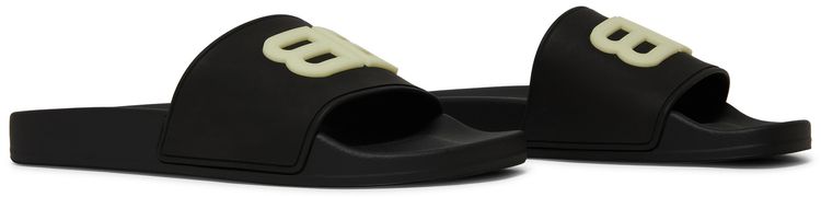 Balenciaga Wmns Pool Slides Black Glow