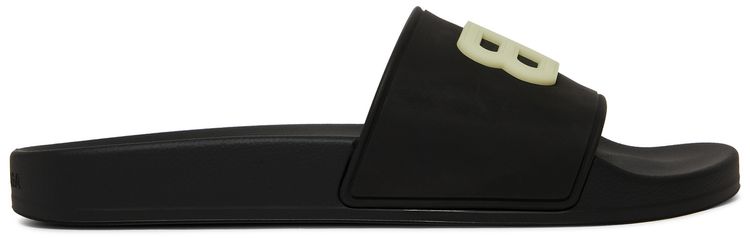 Balenciaga Wmns Pool Slides Black Glow