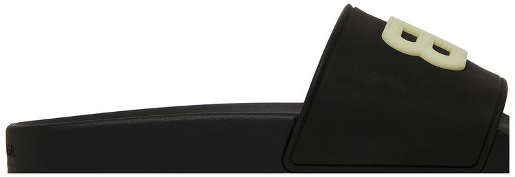 Balenciaga Wmns Pool Slides Black Glow