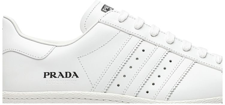 Prada x adidas Superstar Core White Prada Release