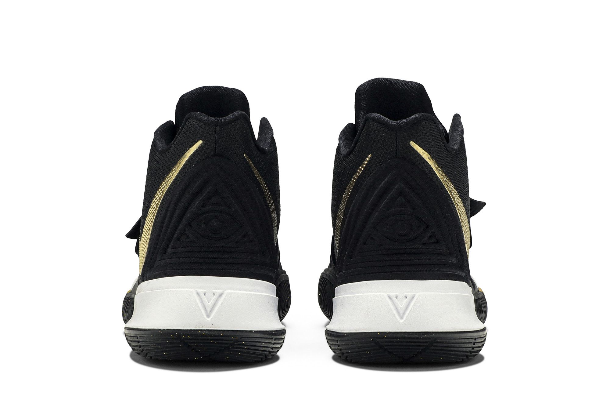 Nike kyrie 5 black gold on sale