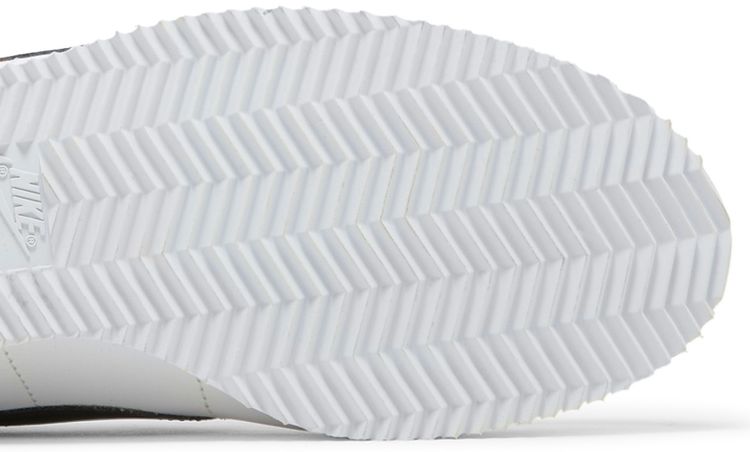 Nike Cortez Basic Leather White Black Amarillo