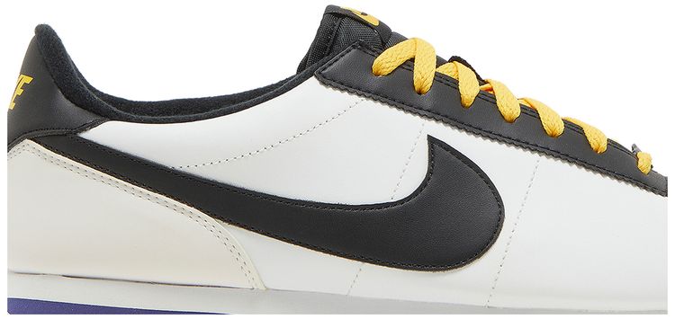 Nike Cortez Basic Leather White Black Amarillo