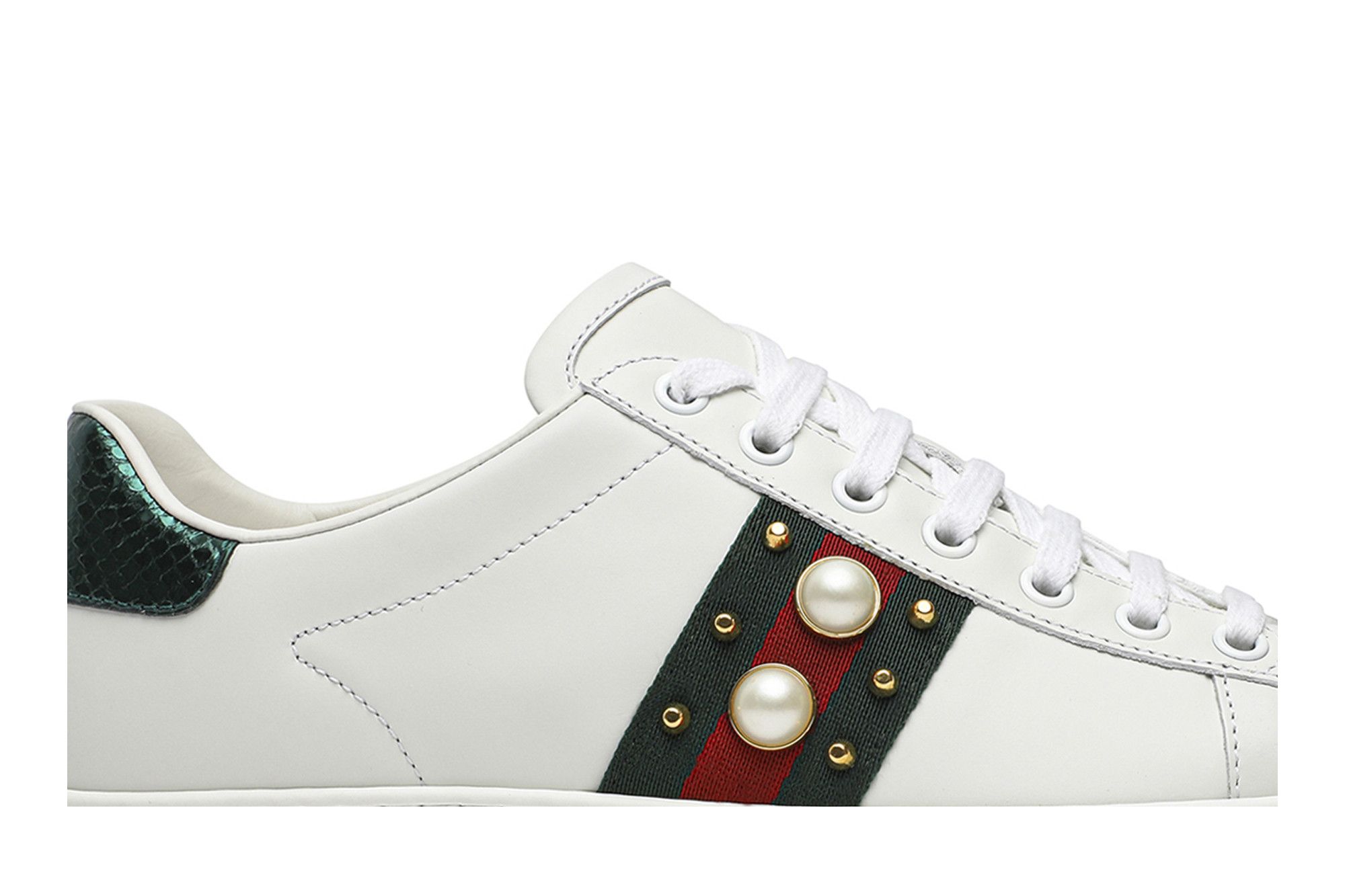 Gucci studded trainers top