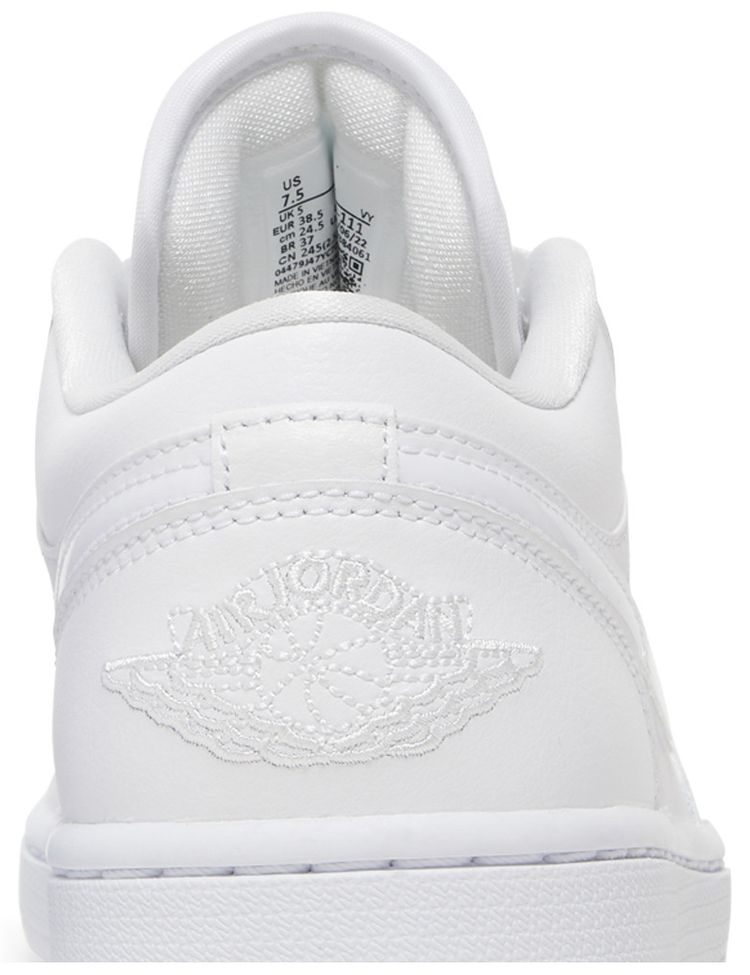 Wmns Air Jordan 1 Low Triple White