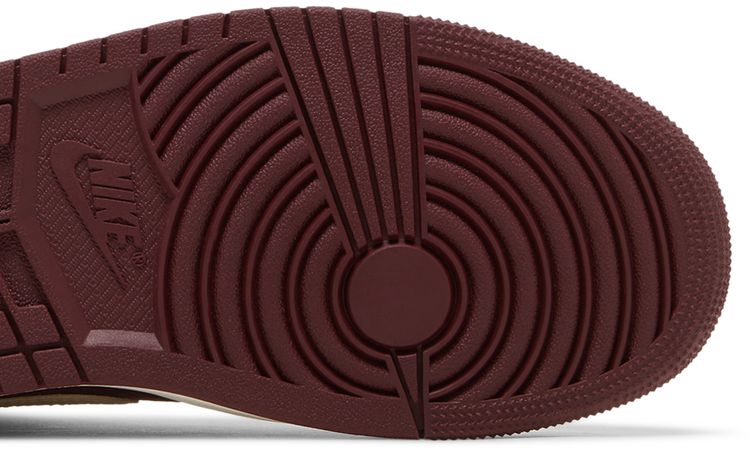 Wmns Air Jordan 1 Mid SE Split   Beach Cherrywood