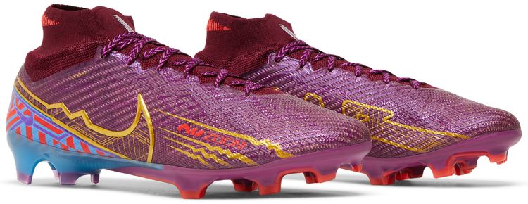 Kylian Mbappe x Nike Zoom Mercurial Superfly 9 Elite FG Dark Beetroot
