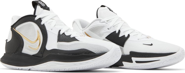 Kyrie Low 5 White Black Metallic Gold