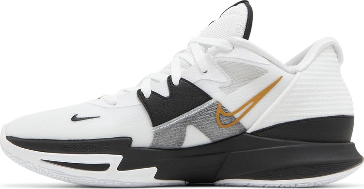 Kyrie Low 5 White Black Metallic Gold