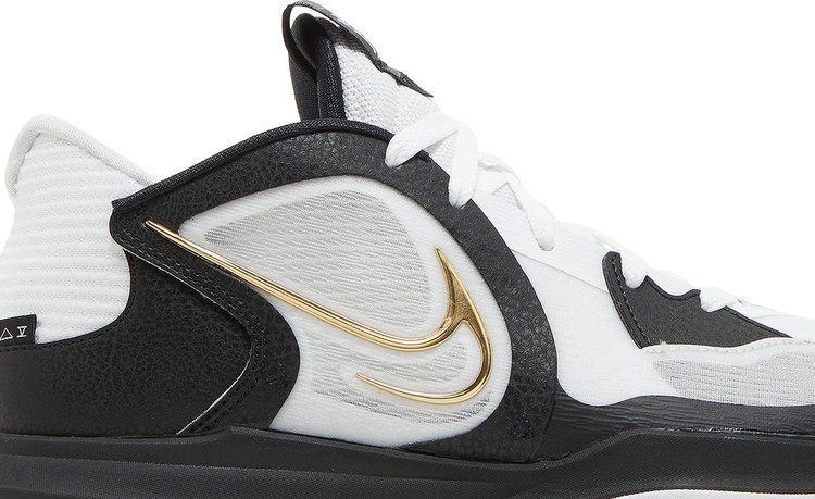 Kyrie Low 5 White Black Metallic Gold