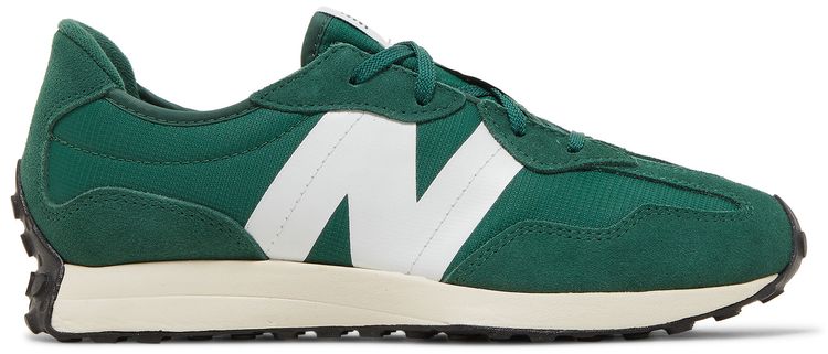 New Balance 327 Big Kid Team Forest Green