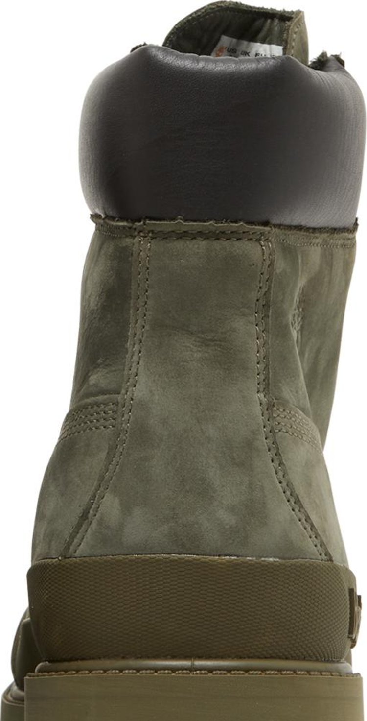 Bee Line x 6 Inch Premium Rubber Toe Boot Dark Green