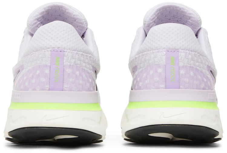 Nike React Infinity Run Flyknit 3 Barely Grape Ghost Green