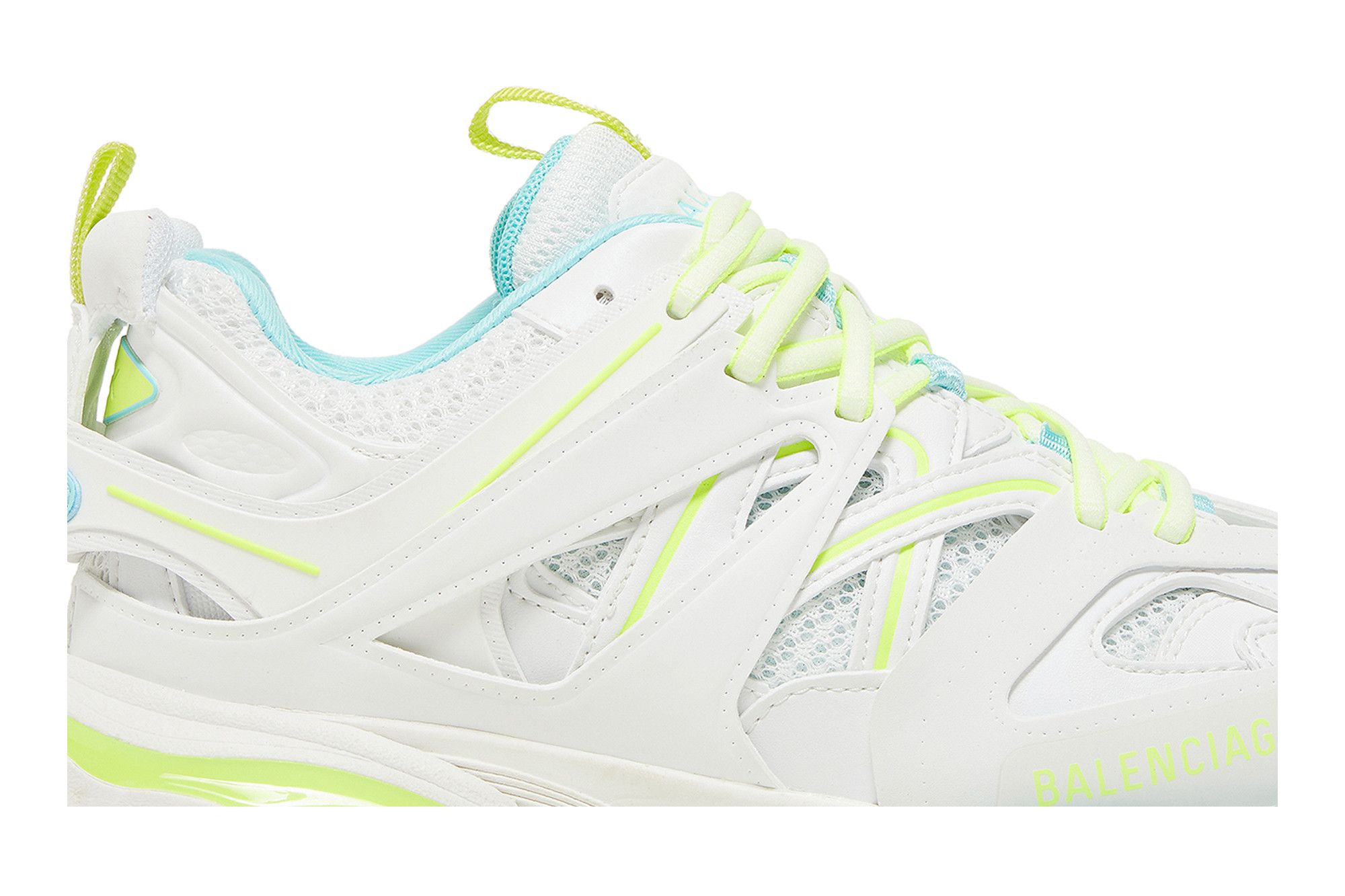 Balenciaga neon yellow sneakers top
