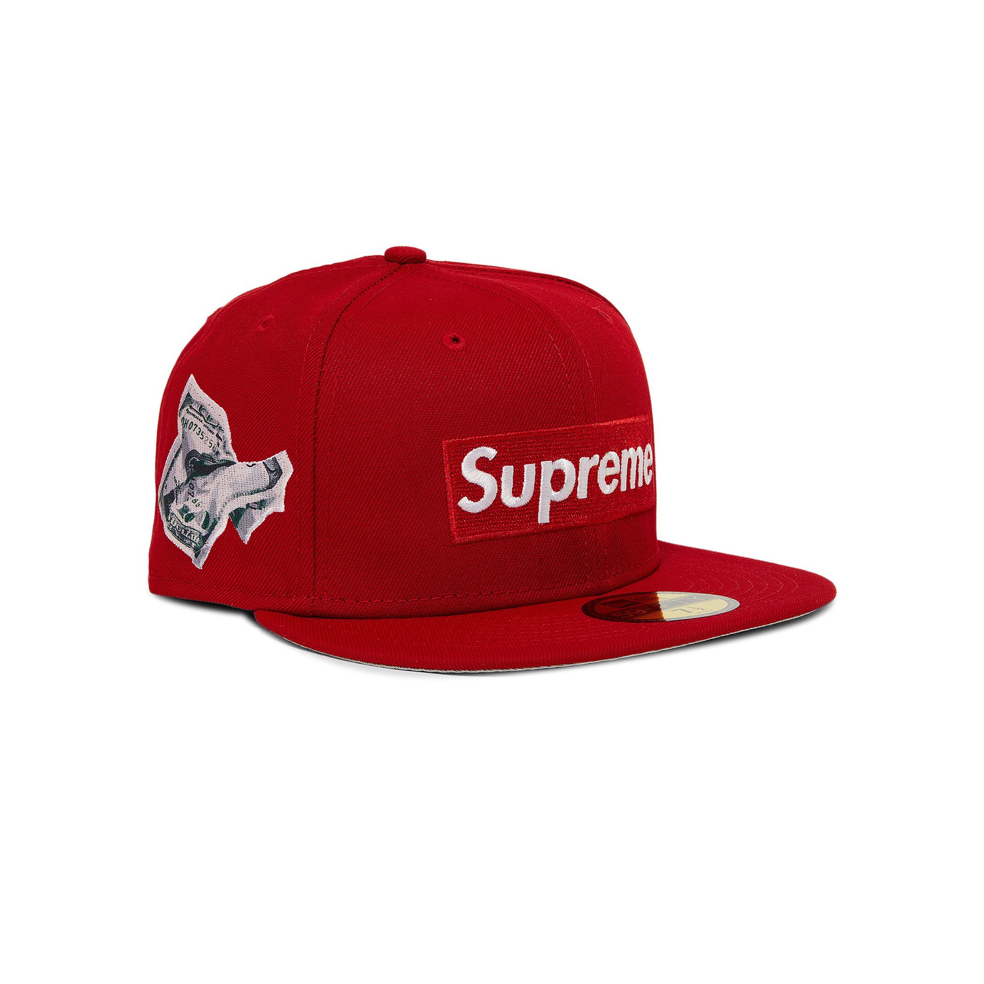 Buy Supreme Money Box Logo New Era 'Red' - FW22H37 RED | GOAT