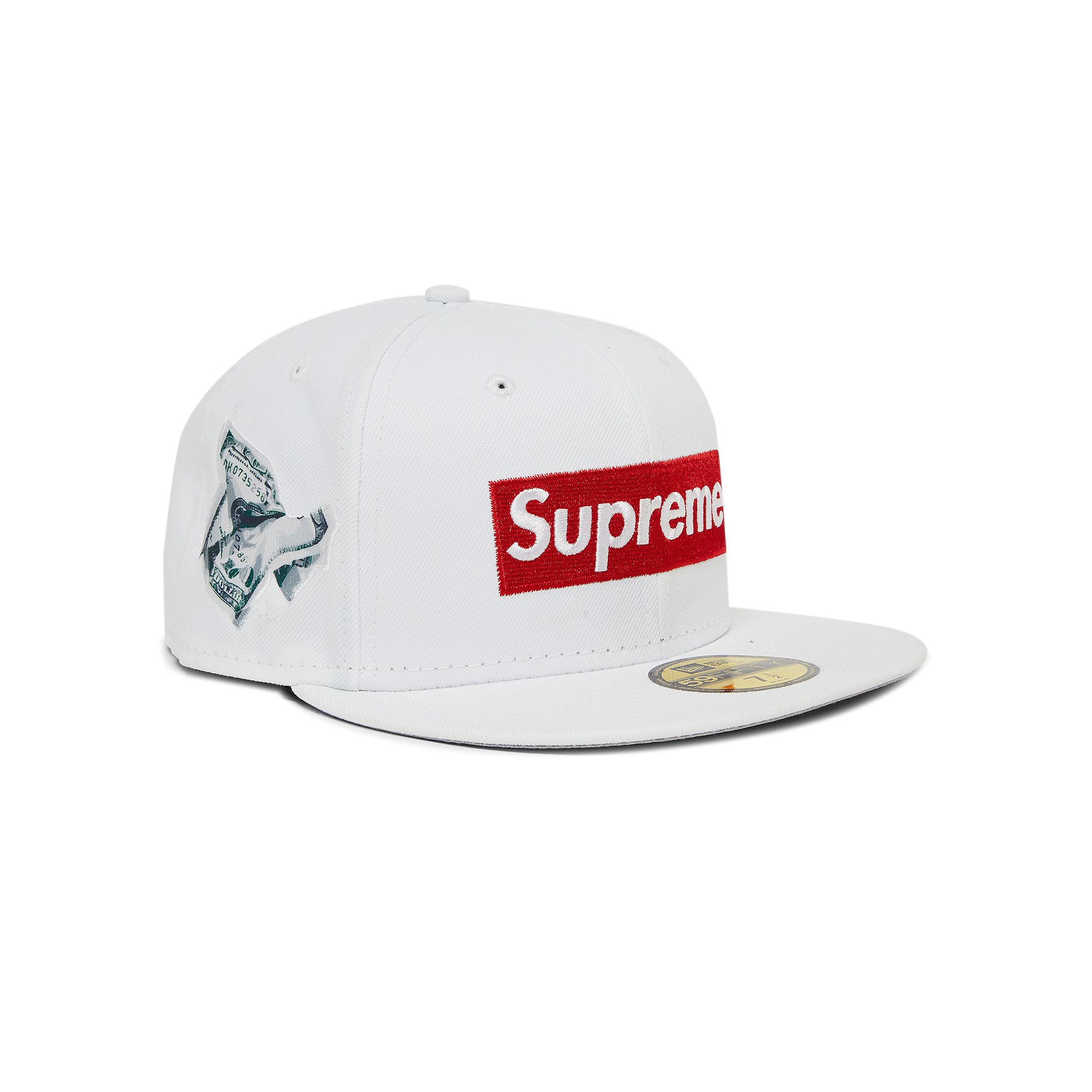 Supreme Money Box Logo New Era (FW22) - $48
