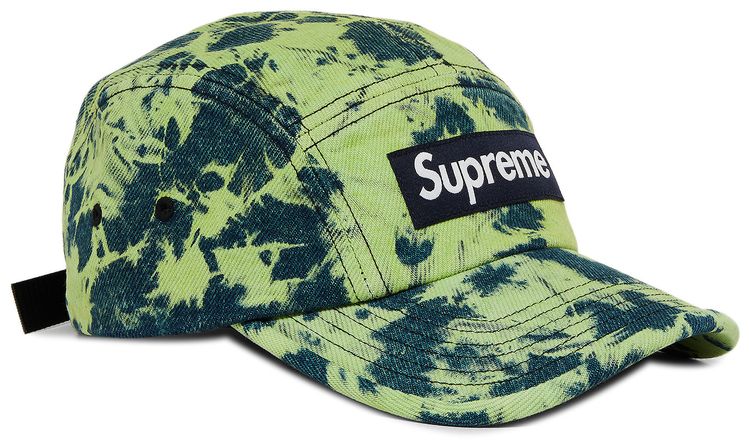 Supreme Denim Camp Cap Dyed Green