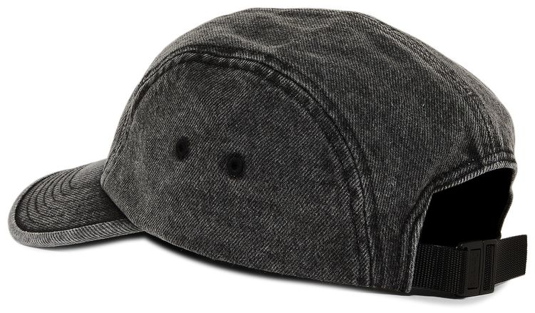 Supreme Denim Camp Cap Washed Black