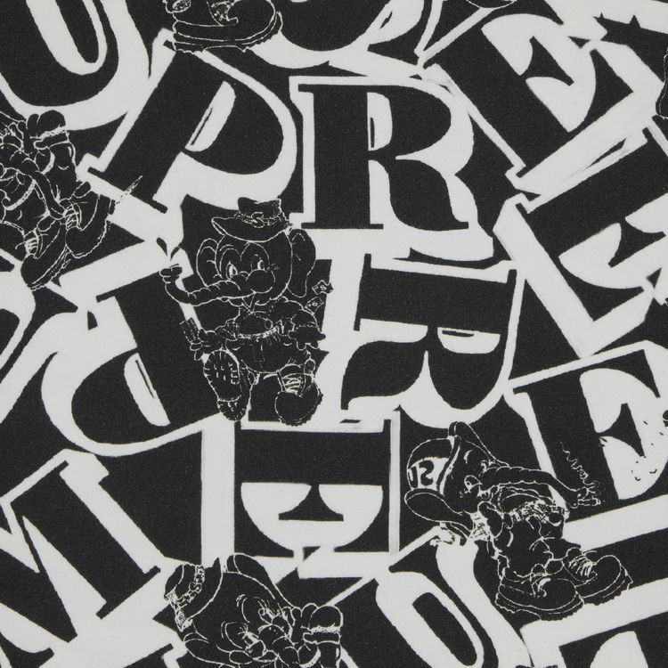 Supreme Elephant Short Sleeve Top Black