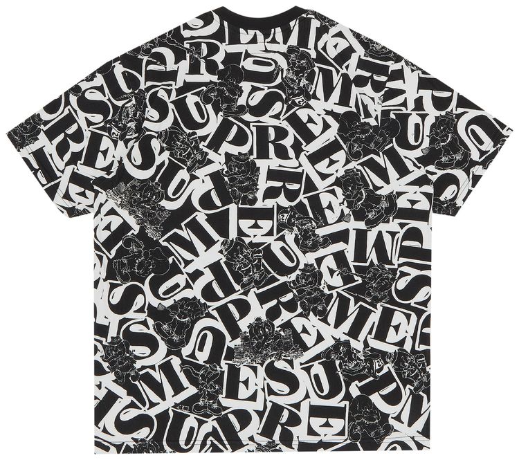 Supreme Elephant Short Sleeve Top Black