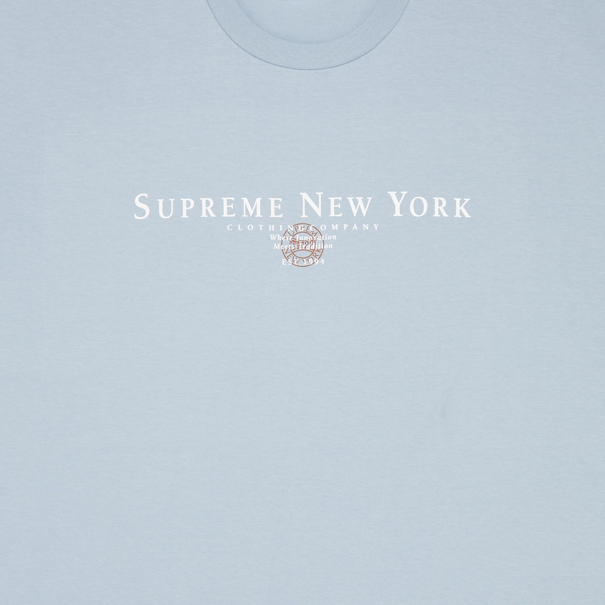 Buy Supreme Tradition Tee 'Dusty Blue' - FW22T62 DUSTY BLUE