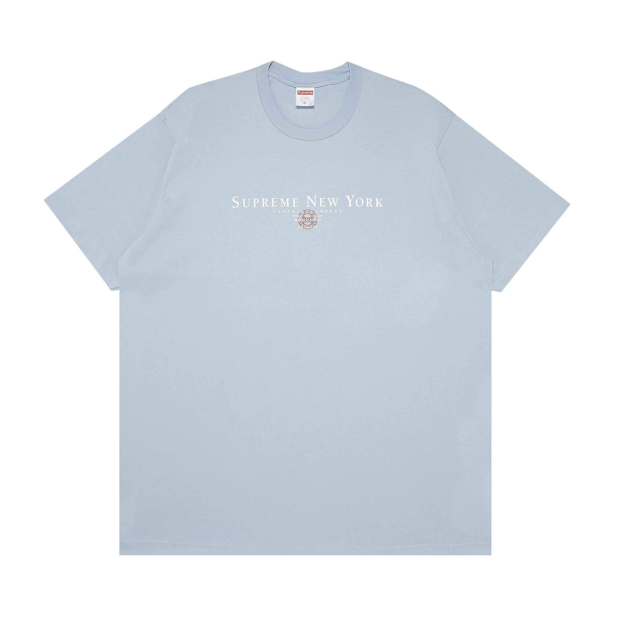 Buy Supreme Tradition Tee 'Dusty Blue' - FW22T62 DUSTY BLUE | GOAT