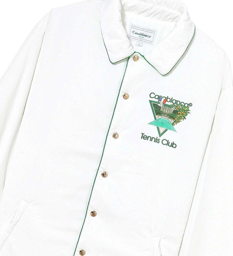 Casablanca Tennis Club Icon Coach Jacket Tennis Club Icon