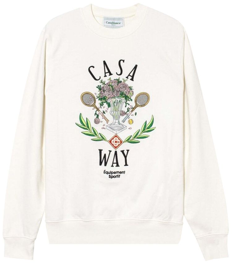 Casablanca Casa Way Embroidered Sweatshirt Casaway