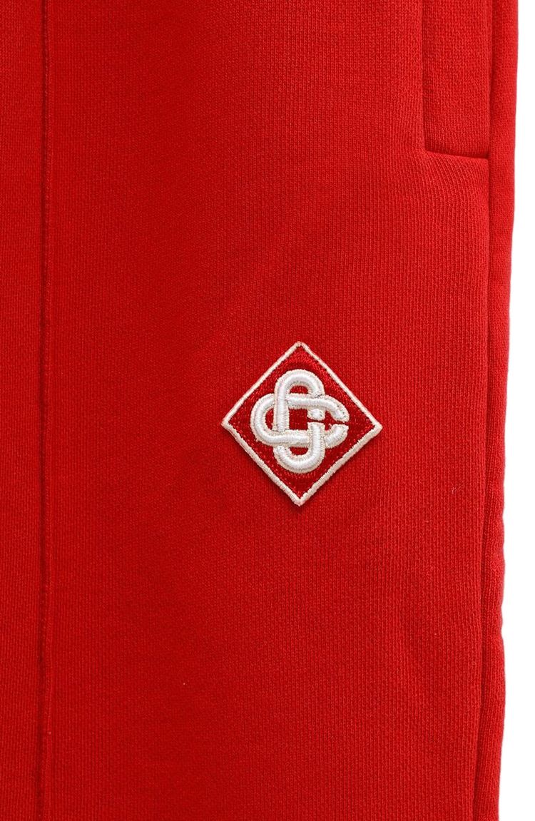 Casablanca Laurel Pintuck Track Pant Red