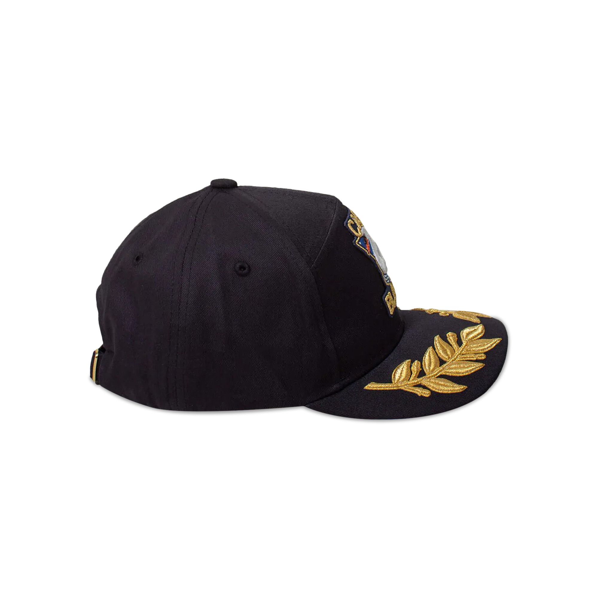 Casablanca (カサブランカ) Par Avion Laurel cap AF22-HAT-008-01 ブラック ONE SIZE Buy Casablanca Par Avion Laurel Cap 'Casablanca Paravion/Black