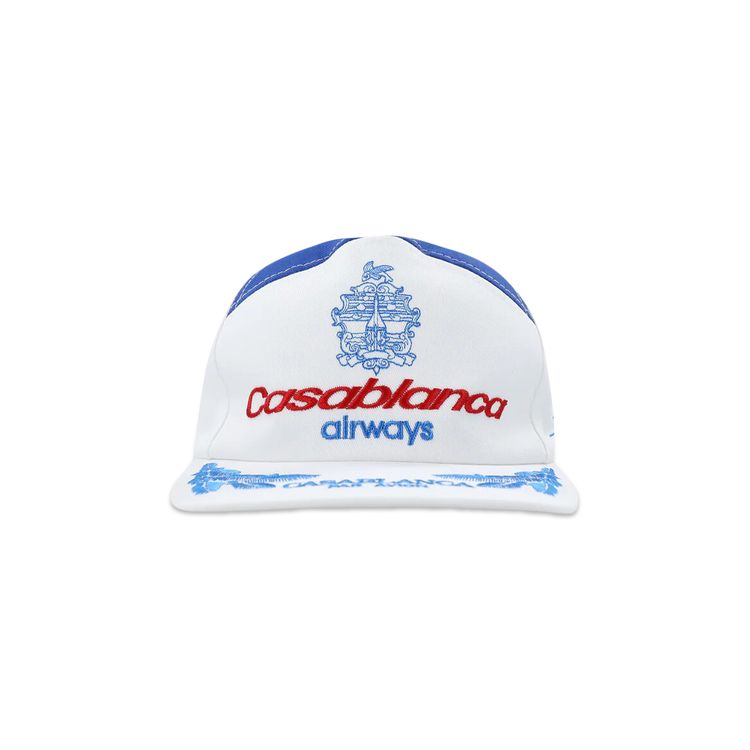 Casablanca Airways Embroidered Cap Casablanca AirwaysWhite