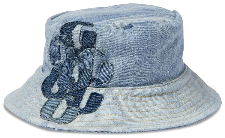 Gallery Dept G Patch Denim Bucket Hat Indigo