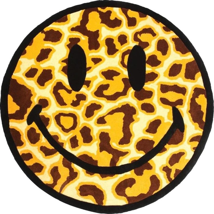 Market Smiley Leopard Rug 'Multicolor'