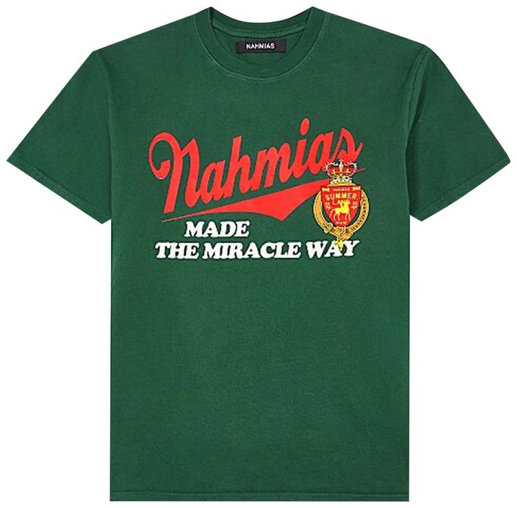 Nahmias Miracle Way T Shirt Green