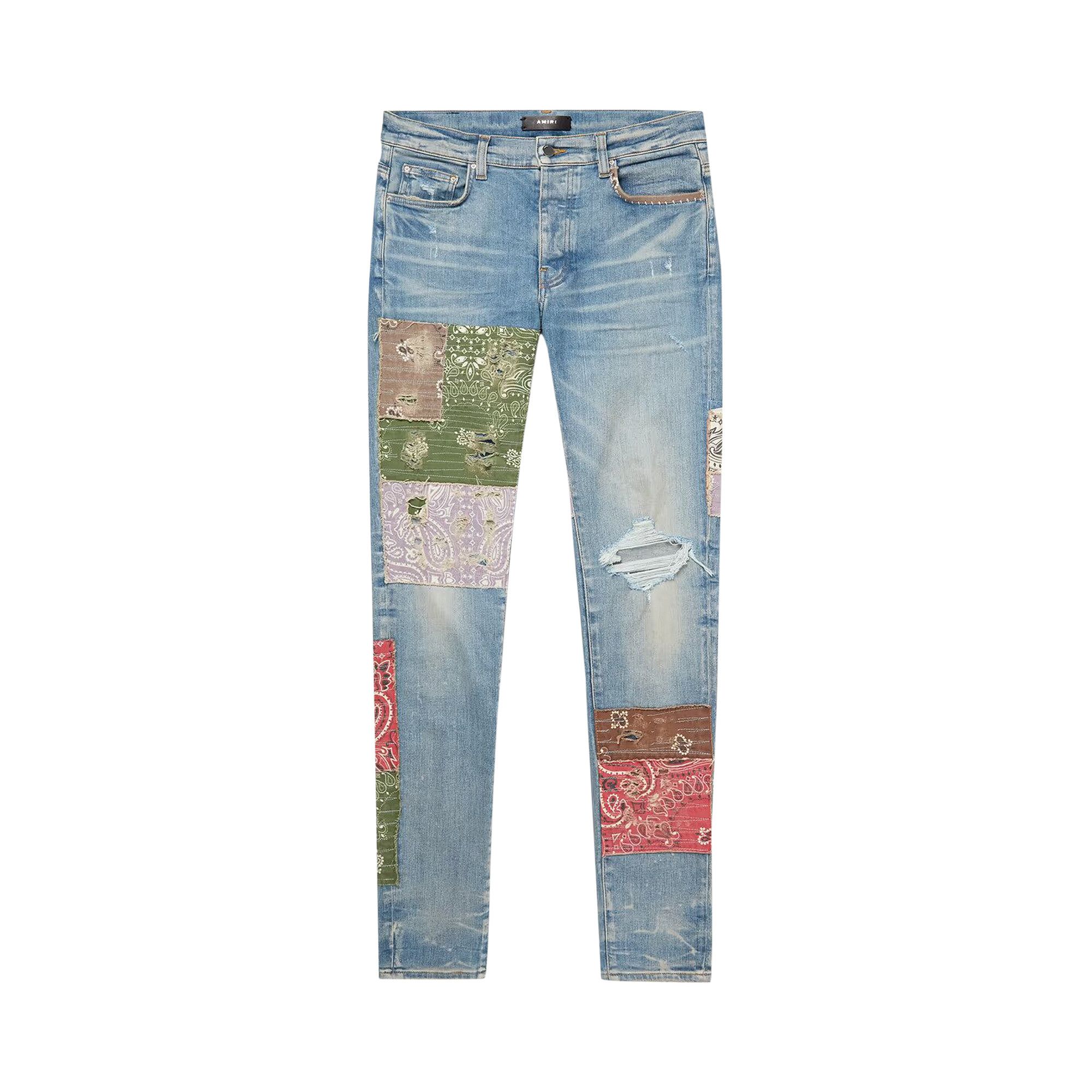 Amiri art sales patch jeans