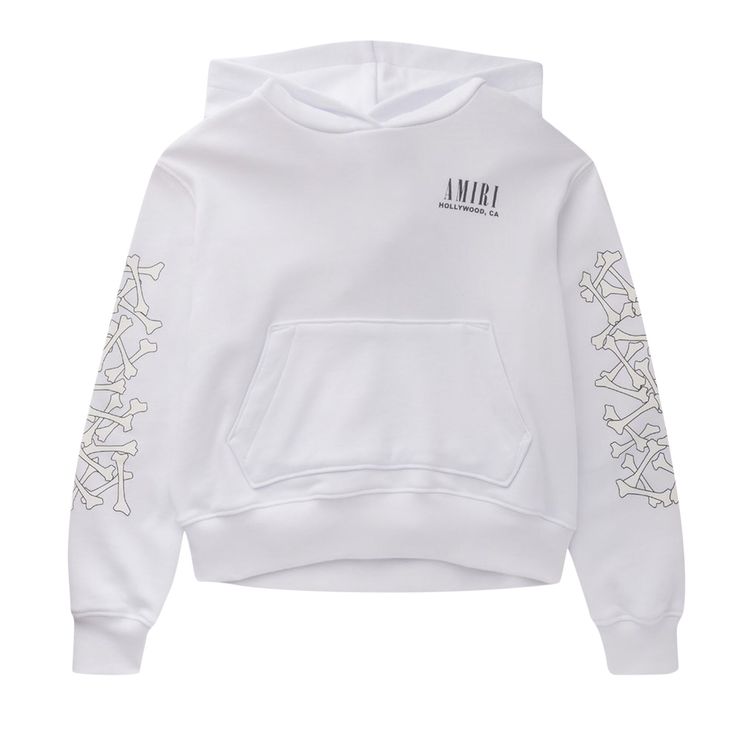 Amiri Kids Bones Hoodie White