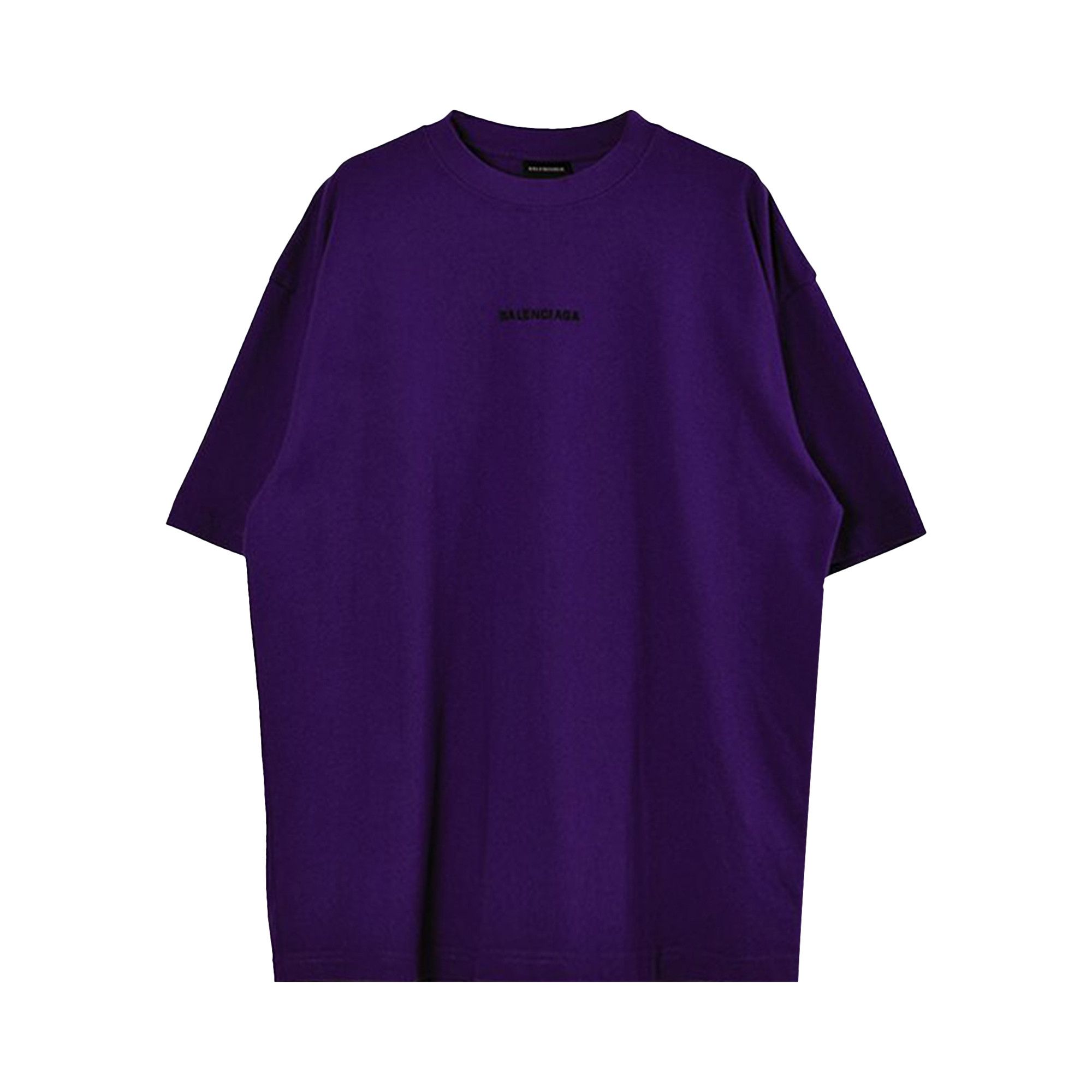 Buy Balenciaga Medium Fit T-Shirt 'Deep Purple/Black