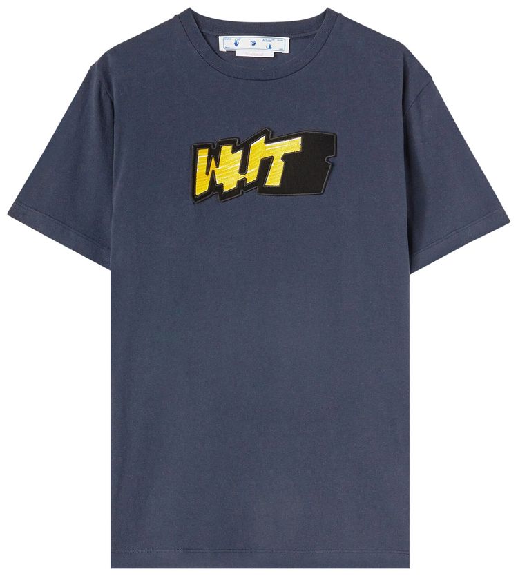 Off White Graff Slim Short Sleeve Tee Outer SpaceWhite